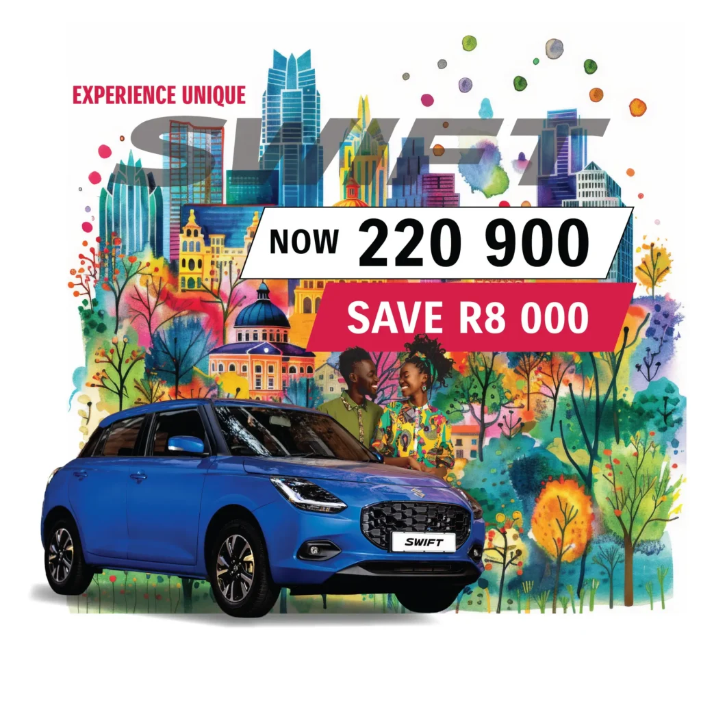 Suzuki Swift offer: now R220 900, save R8 000